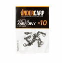 UNDERCARP Krętlik karpiowy z kółkiem rozmiar 11 op 10szt
