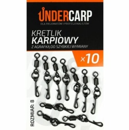 UNDERCARP Krętlik karpiowy z agrafką do szybkiej wymiany