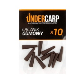 UNDERCARP Łącznik gumowy brązowy op 10szt