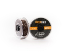 UNDERCARP Plecionka przyponowa 20 m/35 lbs ULTRA SOFT brąz