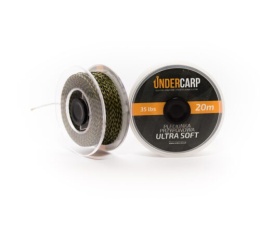 UNDERCARP Plecionka przyponowa 20 m/35 lbs ULTRA SOFT zieleń