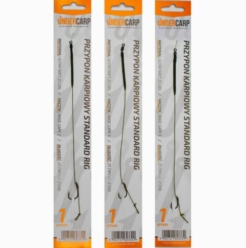 UNDERCARP Przypon karpiowy Standard Rig rozmiar 4 1szt/op UNDERCARP Przypon karpiowy Standard Rig rozmiar 4 1szt/op