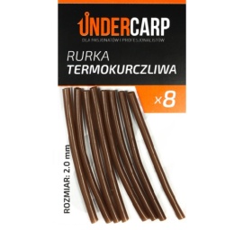 UNDERCARP Rurka termokurczliwa brązowa 2,5 mm op 8szt