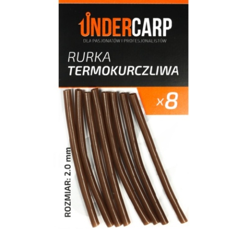 UNDERCARP Rurka termokurczliwa brązowa 2,5 mm op 8szt UNDERCARP Rurka termokurczliwa brązowa 2,5 mm op 8szt