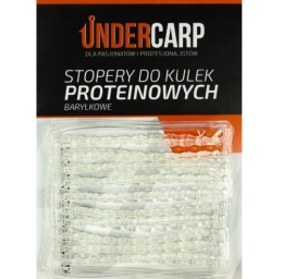 UNDERCARP Stopery do kulek proteinowych baryłkowe – przezroczyste