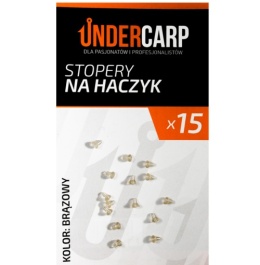 UNDERCARP Stopery na haczyk – brązowe 15szt