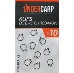 UNDERCARP Klips do białych robaków rozmiar XS op 10szt