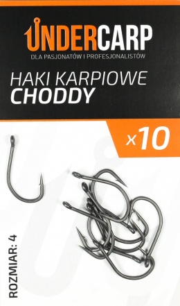 UNDERCARP Teflonowe haki karpiowe CHODDY 8 10szt