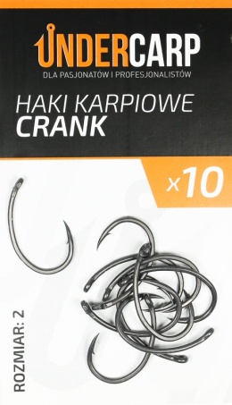 UNDERCARP Teflonowe haki karpiowe KRANK 2 op 10szt