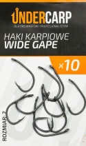 UNDERCARP Teflonowe haki karpiowe WIDE GAPE 8 op10szt