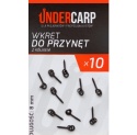 UNDERCARP Wkręt do przynęt z kółkiem 8 mm 10zt