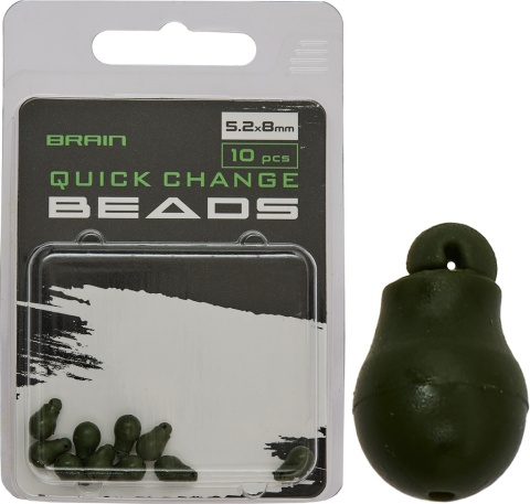 Brain Łącznik Quick Change Beads SS 5.2x8mm (10 szt/opak) Brain Łącznik Quick Change Beads SS 5.2x8mm (10 szt/opak)