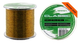 Brain Żyłka Classic Carp Line (3D neon lime) 600m 0.35mm 25lb/10.7kg