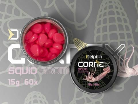 Sztuczna pływająca kukurydza Delphin CorneX Pop Up 60szt Kałamarnica Sztuczna pływająca kukurydza Delphin CorneX Pop Up 60szt Kałamarnica