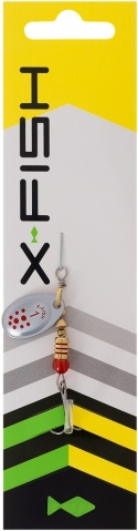 X-Fish obrotówka Spike №1 2.5g Silver RD