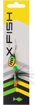 X-Fish obrotówka Sirius №2 4.5g Fire tiger