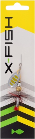 X-Fish obrotówka Sirius №1 3.7g Silver GRD