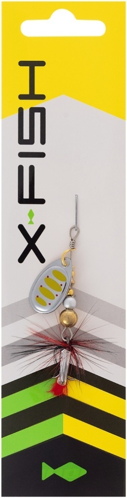 X-Fish obrotówka Sirius №3 6.5g Silver GRD