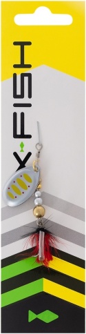 X-Fish obrotówka Sirius №2 4.5g Silver GRD