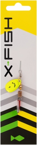 X-Fish obrotówka Stark №5 14g Nikel UV lime