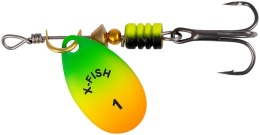 X-Fish obrotówka Stark №1 2.5g Fire tiger