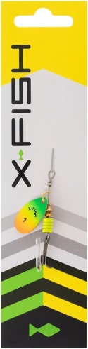 X-Fish obrotówka Stark №1 2.5g Fire tiger