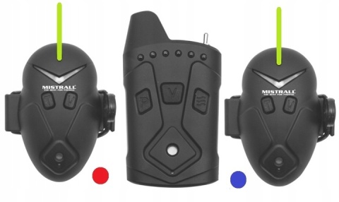 ZESTAW SYGNALIZATORÓW MISTRALL CATFISH VIBRO 2+1 ZESTAW SYGNALIZATORÓW MISTRALL CATFISH VIBRO 2+1