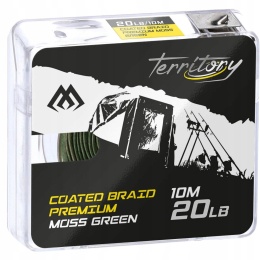 Plecionka W Otulinie Mikado Coated Braid Premium Mocny Zielony 20lb 10m