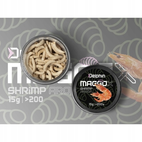DELPHIN SZTUCZNE BIAŁE ROBAKI MaggoX pop up - KREWETKA DELPHIN SZTUCZNE BIAŁE ROBAKI MaggoX pop up - KREWETKA