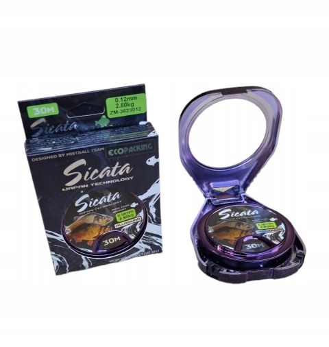 Żyłka Przypnowa Mistrall Sicata Allround 30m 0,14mm Żyłka Przypnowa Mistrall Sicata Allround 30m 0,14mm