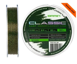 Brain Żyłka Classic Carp Line (3D camo) 150m 0.28mm 18lb/7.9kg