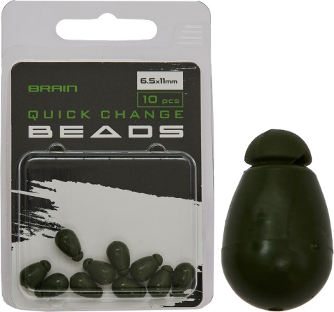 Brain Łącznik Quick Change Beads L 6.5x11mm (10 szt/opak) Brain Łącznik Quick Change Beads L 6.5x11mm (10 szt/opak)