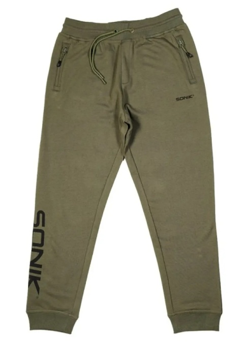 Sonik Spodnie Jogger Green Zielone L NC0080