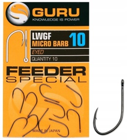 Haczyki Guru LWGF z Oczkiem rozmiar 10