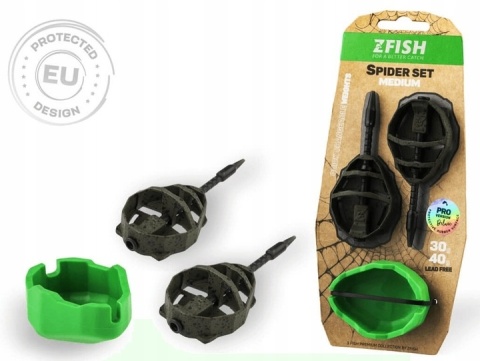 ZFish Koszyki do metody Spider Medium 30g+40g +foremka