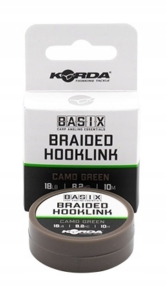 Plecionka Basix Braided Hooklink 18lb 10m Korda