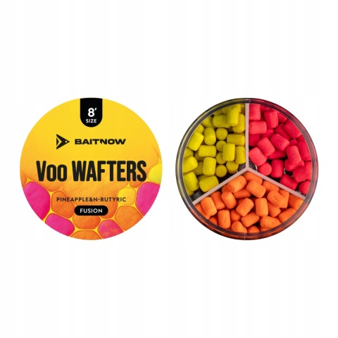 BaitNow VOO Wafters Fusion - 8 mm, 21 g, Ananas & Skisłe Masło