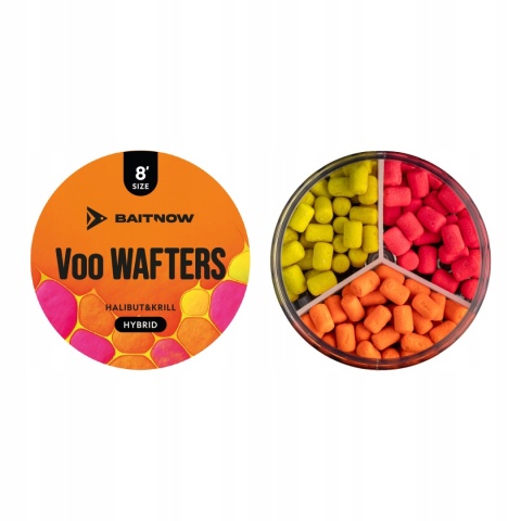 BaitNow VOO Wafters Hybrid - 8 mm, 21 g, Halibut & Kryl
