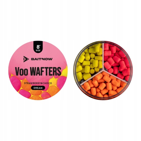 BaitNow VOO Wafters Dream - 8 mm, 21 g, Truskawka & Czekolada