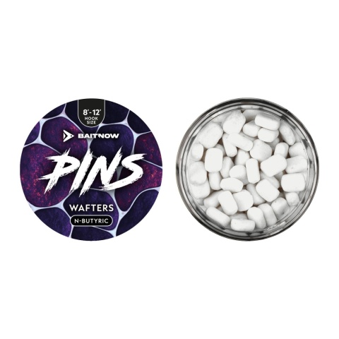 BaitNow Wafters Method Feeder Pins - 8-12 mm, 12 g, N-Butyric