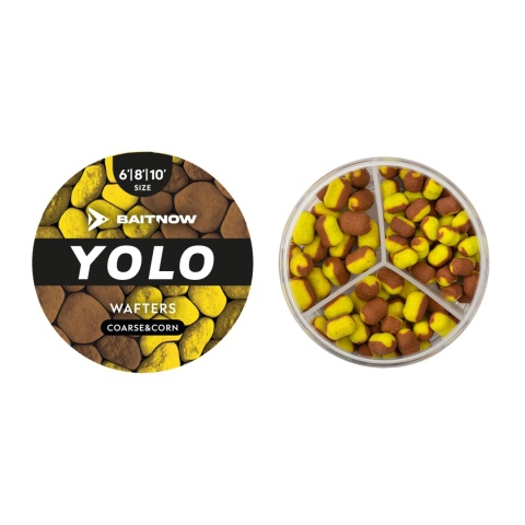 BaitNow Wafters YOLO - 6/8/10 mm, 24 g, Coarse & Corn