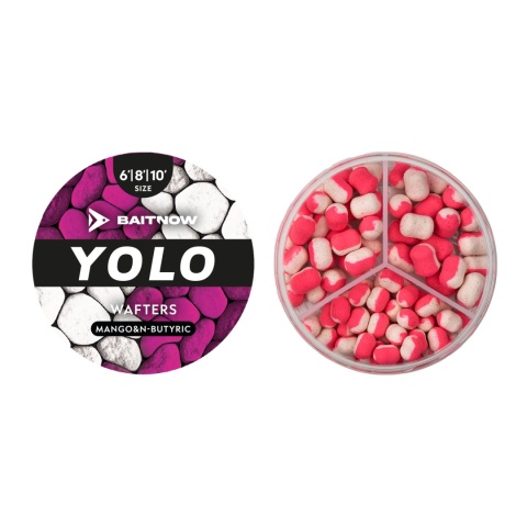 BaitNow Wafters YOLO - 6/8/10 mm, 24 g, Mango & N-Butyric