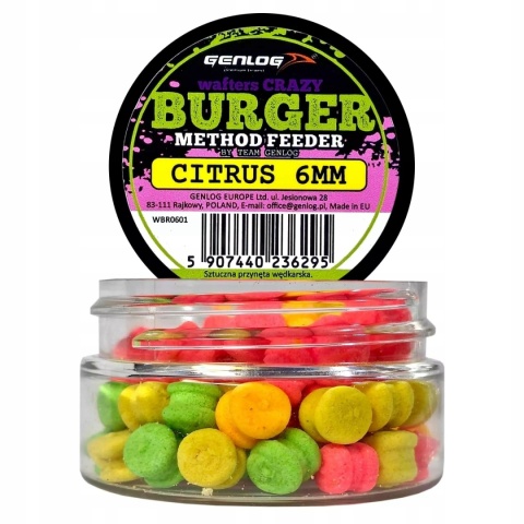 GENLOG Crazy Wafters Burger Citrus 6mm 15g