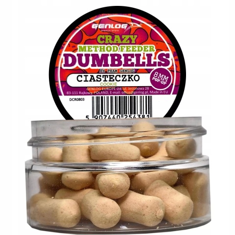 GENLOG Crazy Dumbells Pop-Up Ciasteczko 8mm 10g