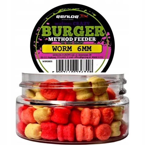 GENLOG Crazy Wafters Burger Worm 6mm 15g