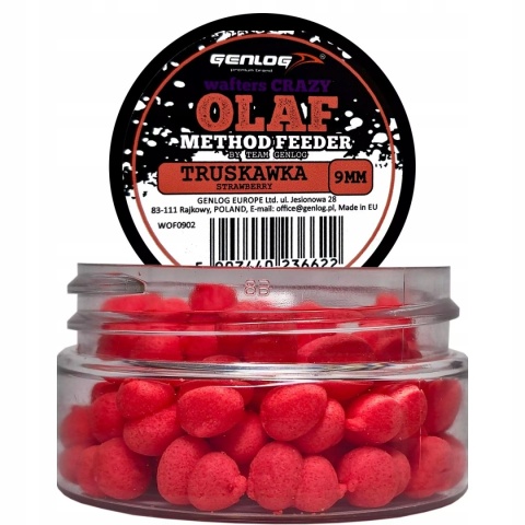 GENLOG Crazy Wafters Olaf Truskawka 9mm 15g