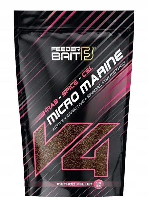 Feeder Bait Method Pellet 1,5mm V4 Micro Marine 800g