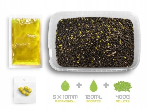 Pellet Box Delphin Reaxe READY&GO - Kukurydza-Ananas