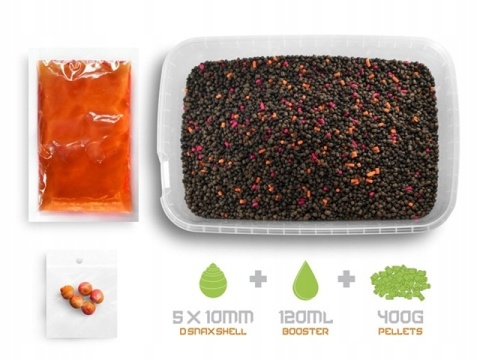 Pellet Box Delphin Reaxe READY&GO - Mango-Brzoskwinia