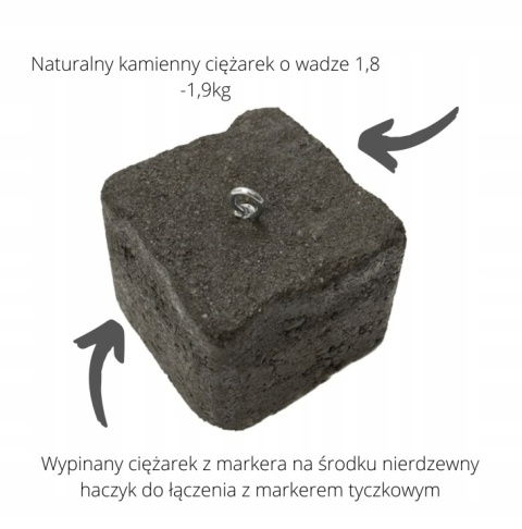 UNDERCARP Marker karpiowy z czujnikiem zmierzchu niebieski 6 m